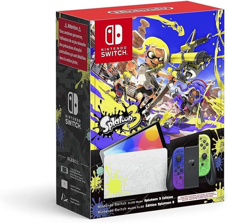 Console Nntendo Switch OLED Splatoon 3 Special Edition Edição